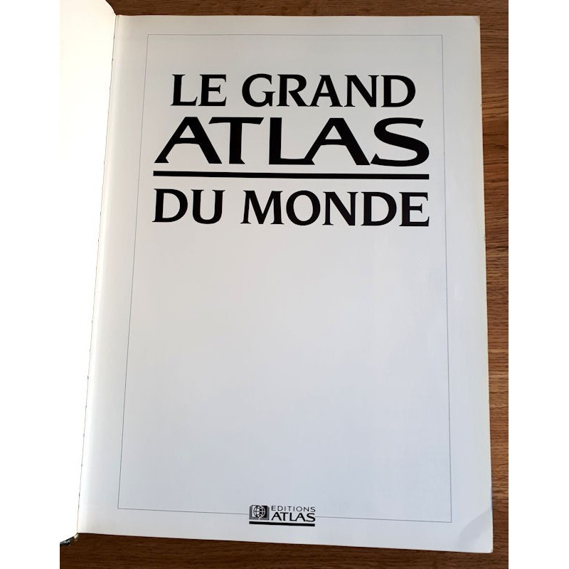 Le Grand Atlas Du Monde