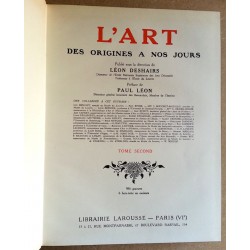 Léon Deshairs - L'Art des origines à nos jours, Tome 2