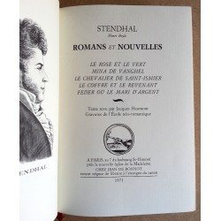 Stendhal - Romans et nouvelles, Tome 1