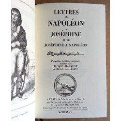 Jacques Haumont - Lettres de Napoléon à Joséphine et de Joséphine à Napoléon