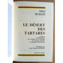 Dino Buzzati - Le désert des Tartares