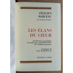 Félicien Marceau - Les élans du cœur