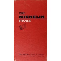 Guide Michelin France 1981