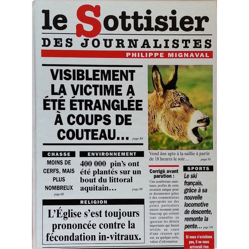 Philippe Mignaval - Le sottisier des journalistes