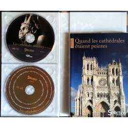 Collectif - Les Cathédrales en musique et en images : Livre (Quand les cathédrales étaient peintes) + DVD + CD