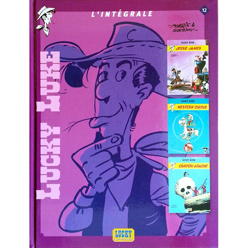 Morris & Goscinny - Lucky Luke - L'intégrale, Tome 12 : Jesse James + Western Circus + Canyon Apache