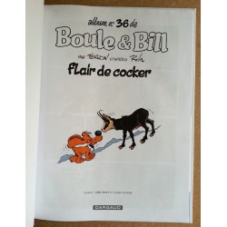 Verron & Roba - Boule & Bill, Tome 36 : Flair de cocker