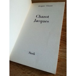 Jacques Chazot - Chazot Jacques