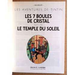 Hergé - Les aventures de Tintin : Les 7 boules de cristal / Le temple du soleil (Album double)