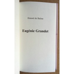 Honoré de Balzac - Eugénie Grandet