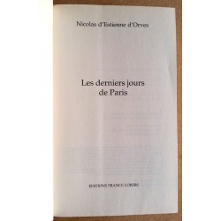 Nicolas d'Estienne d'Orves - Les derniers jours de Paris