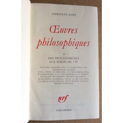 Emmanuel Kant - Œuvres philosophiques II : Des prolégomènes aux écrits de 1791