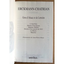 Erckmann-Chatrian - Gens d'Alsace et de Lorraine