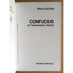 Pierre Do-Dinh - Confucius et l'humanisme chinois
