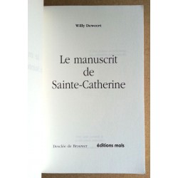 Willy Deweert - Le manuscrit de Sainte-Catherine