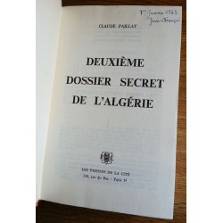 Claude Paillat - Deuxième dossier secret de l'Algérie 1954 - 1958