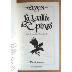 Patrick Carman - Elyon, Tome 2 : La Vallée des Épines