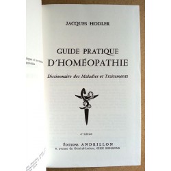 Jacques Hodler - Guide pratique d'homéopathie