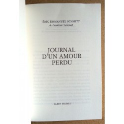 Éric-Emmanuel Schmitt - Journal d'un amour perdu