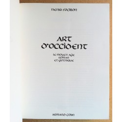 Henri Focillon - Art D'Occident : Le Moyen Age roman et gothique