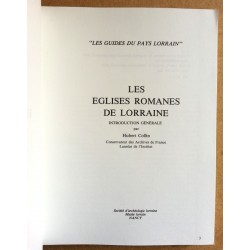 Hubert Collin - Les églises romanes de Lorraine, Tome 1