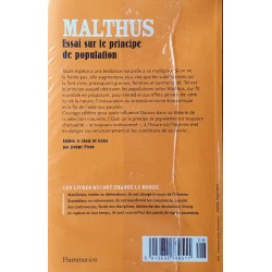 Malthus - Essai sur le principe de population