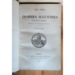 Plutarque - Les vies des hommes illustres, Tomes 1 & 2