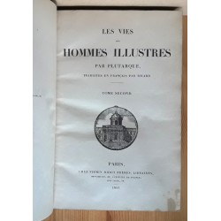 Plutarque - Les vies des hommes illustres, Tomes 1 & 2