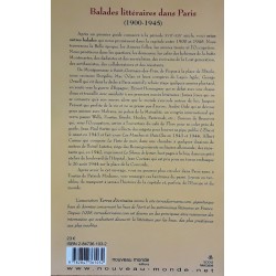 Balades littéraires dans Paris (1900-1945)