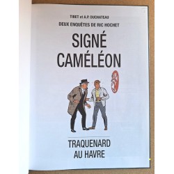 Tibet & Duchateau - Ric Hochet, Tome 1 : Signé Caméléon / Traquenard au Havre