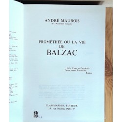 André Maurois - Prométhée ou la vie de Balzac