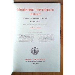 Maurice Allain - Géographie universelle Quillet : Le monde français et colonies, Tome 2