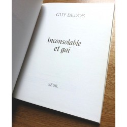 Guy Bedos - Inconsolable et gai