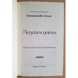 Emmanuelle Arsan - Amours noires