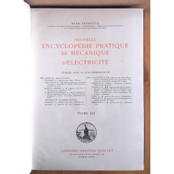 Henri Desarces - Nouvelle encyclopédie pratique de mécanique et d'électricité, Tome 3