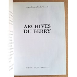 Jacques Borgé & Nicolas Viasnoff - Archives du Berry