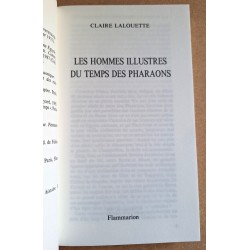 Claire Lalouette - Les hommes illustres du temps des Pharaons