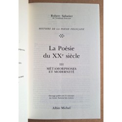 Robert Sabatier - La poésie du XXe siècle, Tome 3 : Métamorphoses et modernité