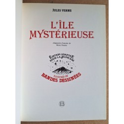 Jules Verne - L'île mystérieuse (illustrée en bandes dessinées)