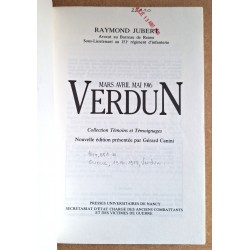 Raymond Jubert - Verdun : Mars, avril, mai 1916