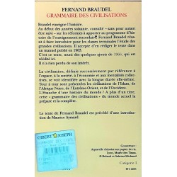 Fernand Braudel - Grammaire des civilisations