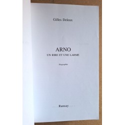 Gilles Deleux - Arno : Un rire et une larme