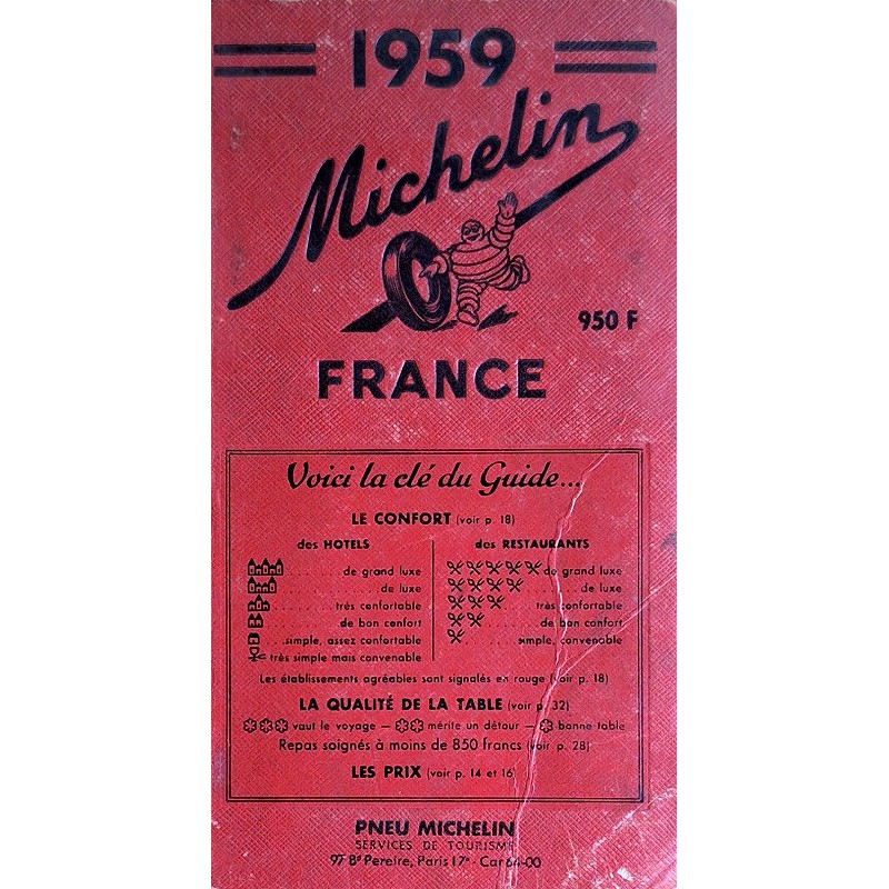 Collectif - Guide Michelin France 1959