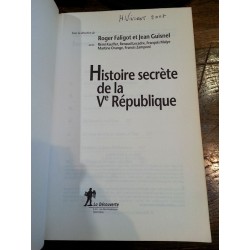 Roger Faligot & Jean Guisnel - Histoire secrète de la Ve République