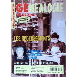 Généalogie Magazine n°206 - Juillet - Août 2001