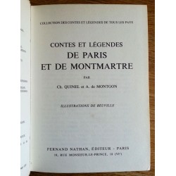 Ch. Quinel & A. de Montgon - Contes et légendes de Paris et de Montmartre