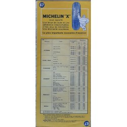 Carte Michelin au 200.000ème, n°67 : Nantes - Poitiers - 1965