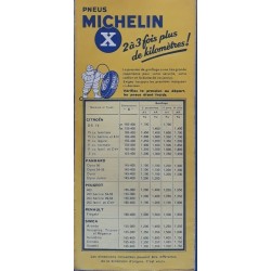 Carte Michelin au 200.000ème, n°67 : Nantes - Poitiers - 1958