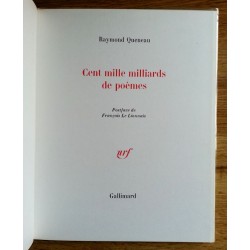 Raymond Queneau - Cent mille milliards de poèmes