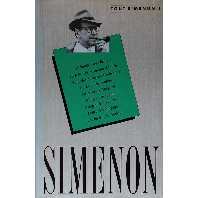 Georges Simenon - Tout Simenon, Tome 1